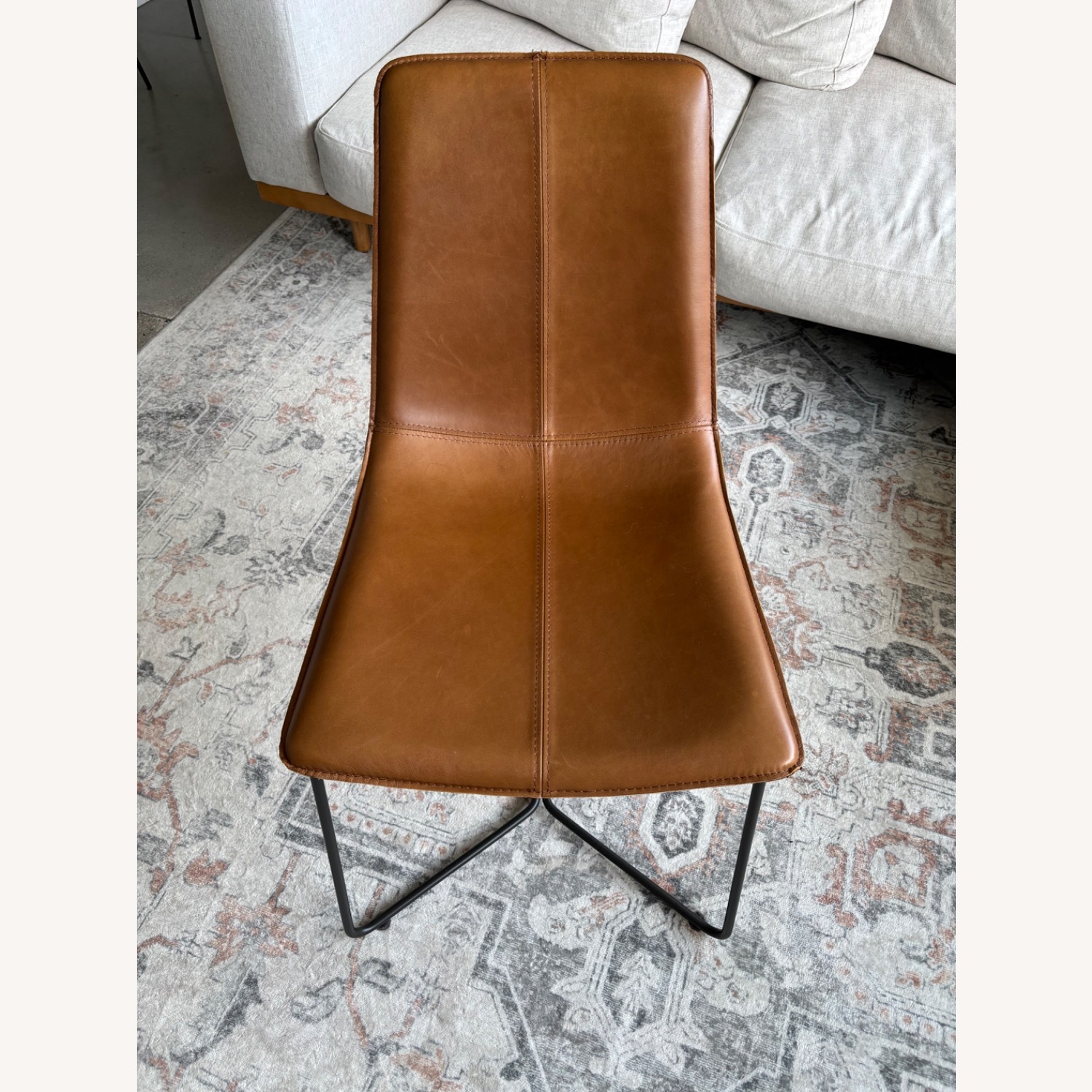 Jensen Dining Table/4 Slope Leather Dining Chairs  - image-3