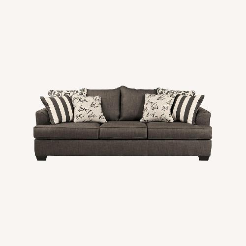Used Ashley Furniture Levon Charcoal Extra Long Sofa for sale on AptDeco