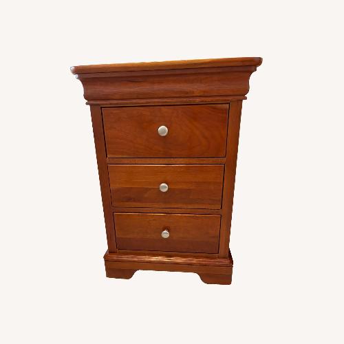 Used Stanley French Style Cherry Nightstand for sale on AptDeco