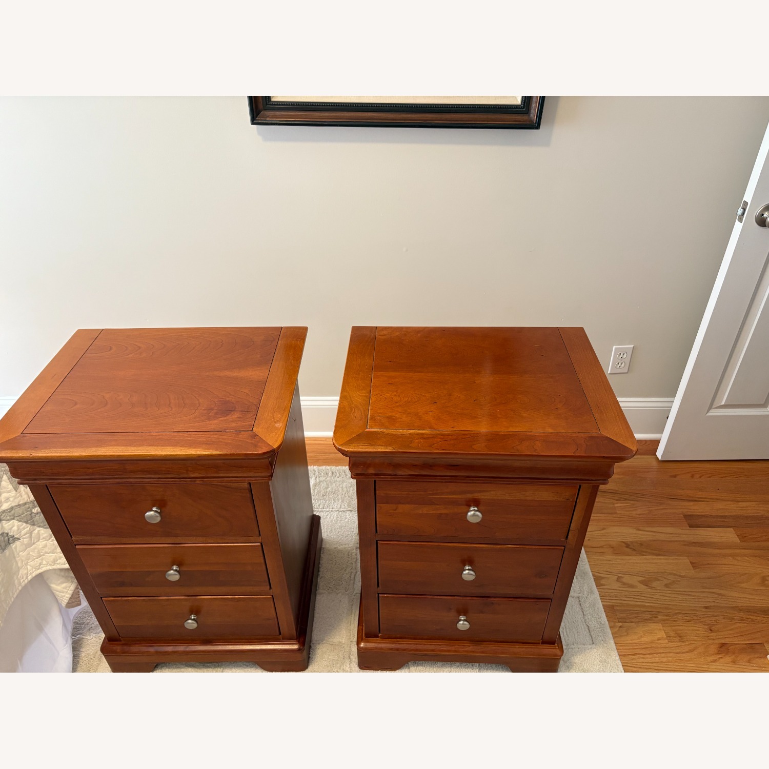 Stanley French Style Cherry Nightstand - image-3