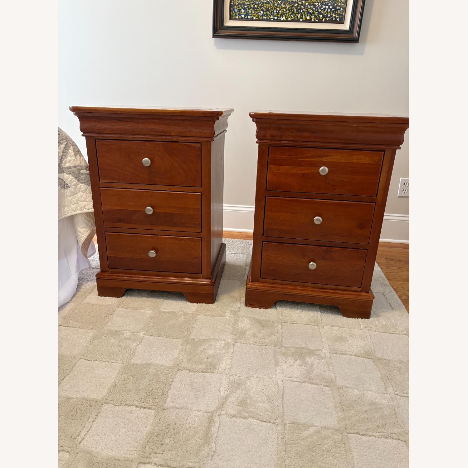 Stanley French Style Cherry Nightstand - image-2