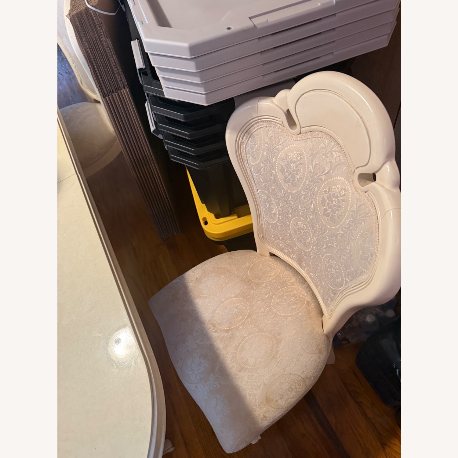 Extendable White Dining Room Table - image-6