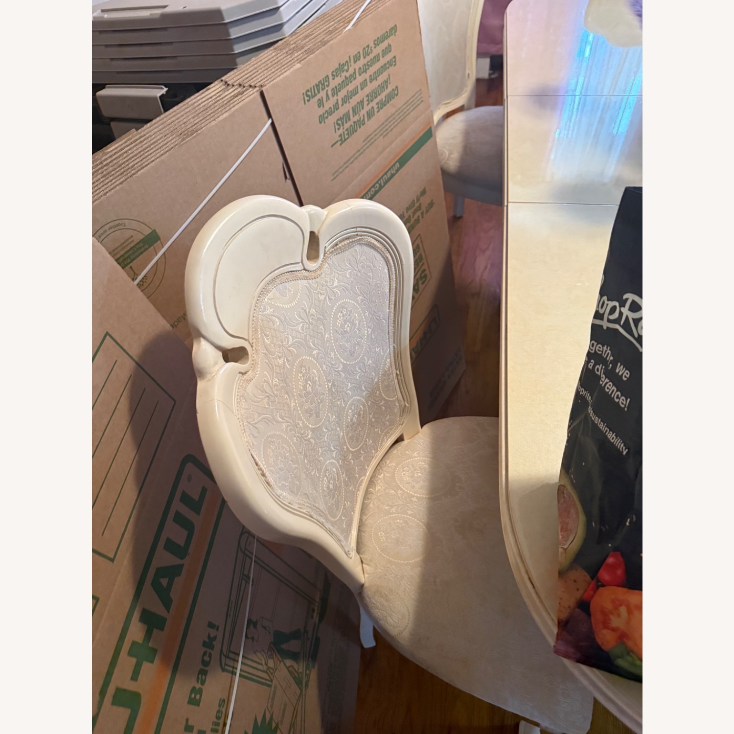 Extendable White Dining Room Table - image-2