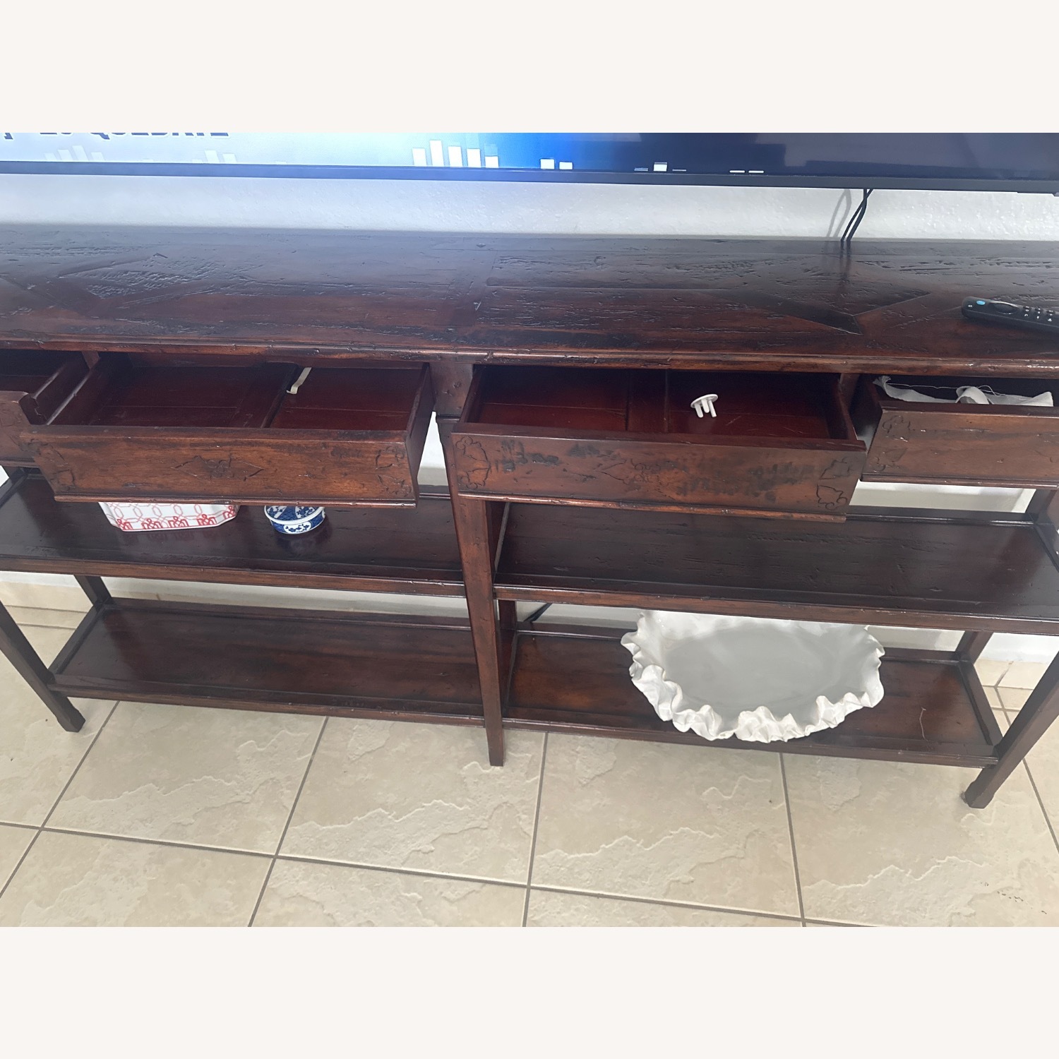 Castle Bromwich 72” Solid Wood Console Table - image-3