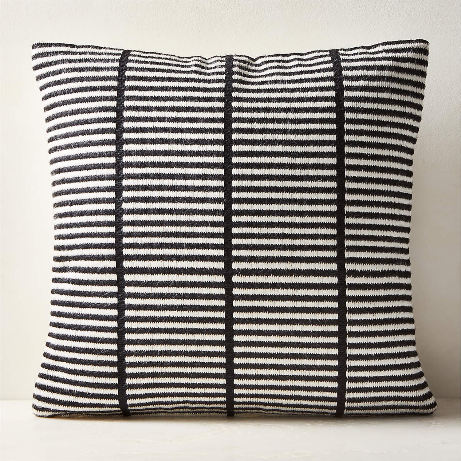 CB2 Black / White Decorative Pillows - image-0