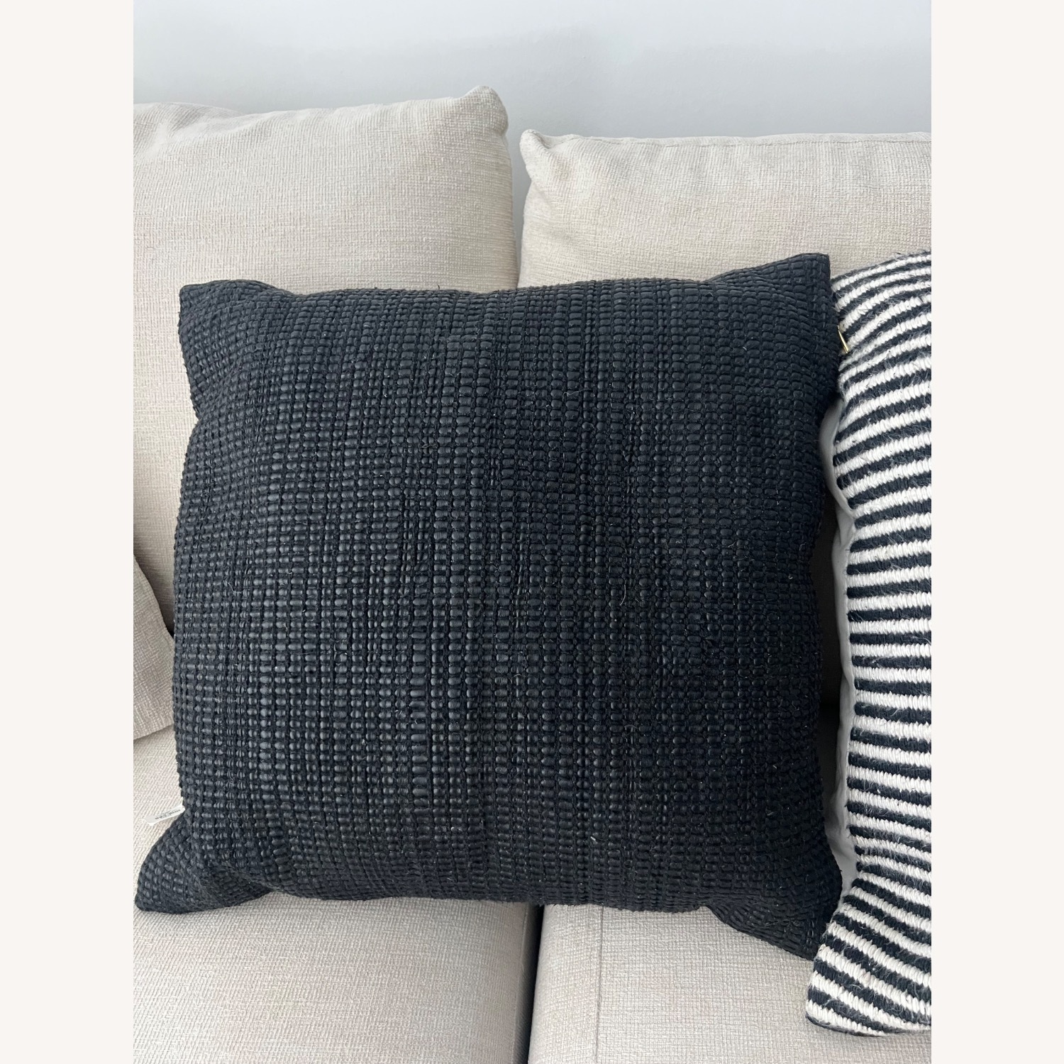 CB2 Black / White Decorative Pillows - image-4