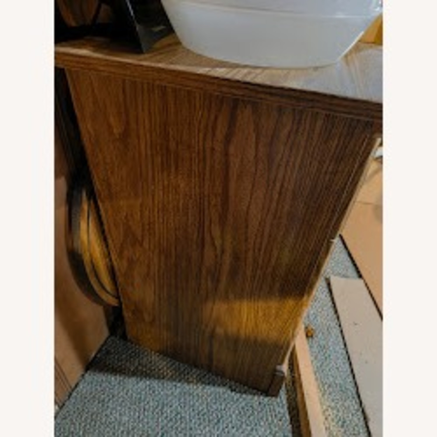 Vintage 6-Drawer Chest, Brass & Fern - image-2