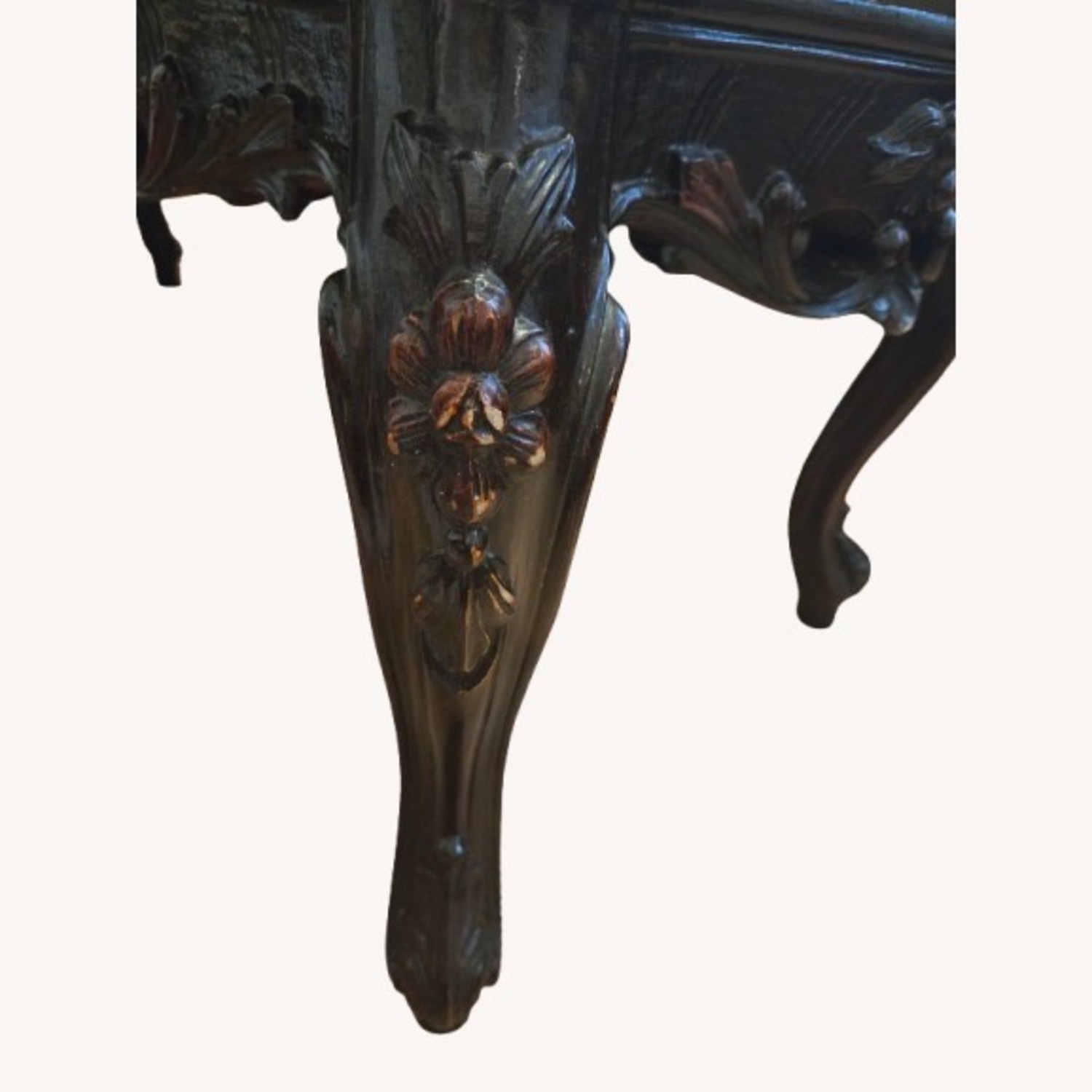 Vintage Louis XV Marble-Top Coffee Table - image-5