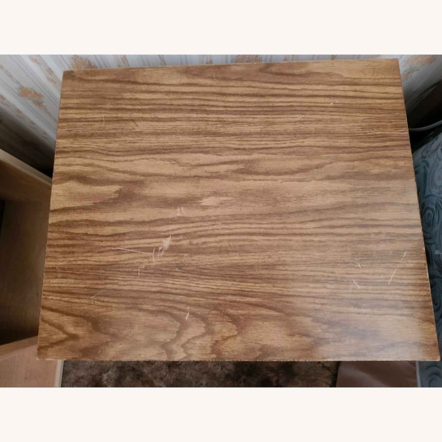 Vintage Nightstand - Brass & Fern - image-2