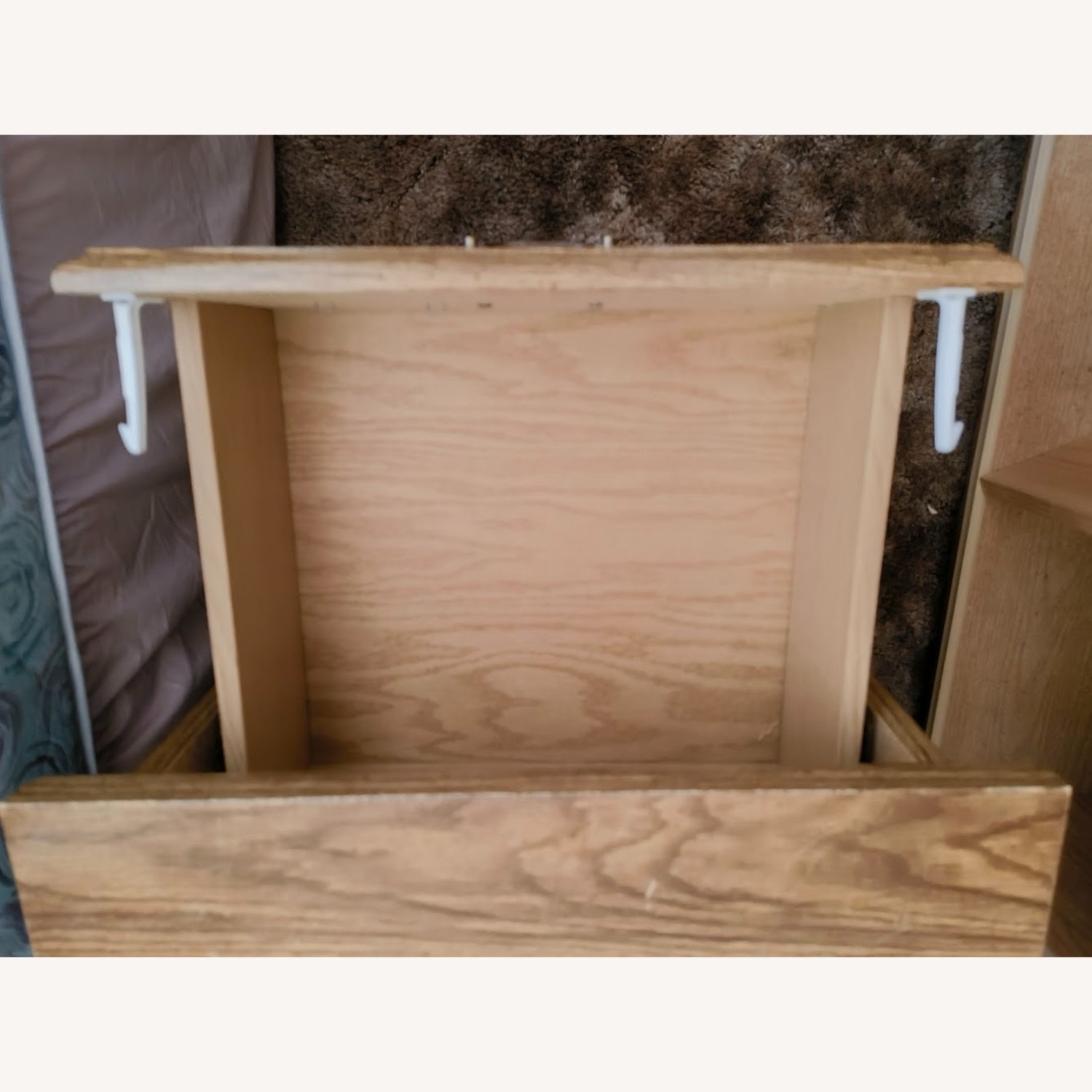 Vintage Nightstand - Brass & Fern - image-3