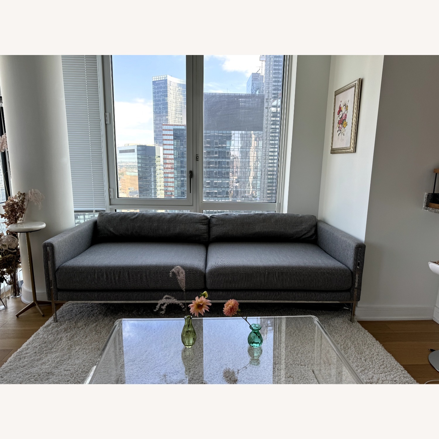 CB2 Ryker Grey Sofa - image-1