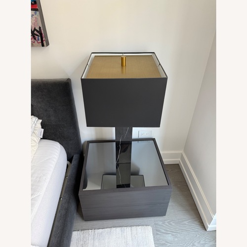Used Jonathan Adler Canaan Table Lamp Black for sale on AptDeco