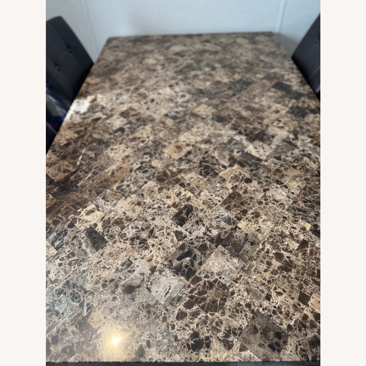 Montibello Walnut Marble Table W 4 Chairs - image-6