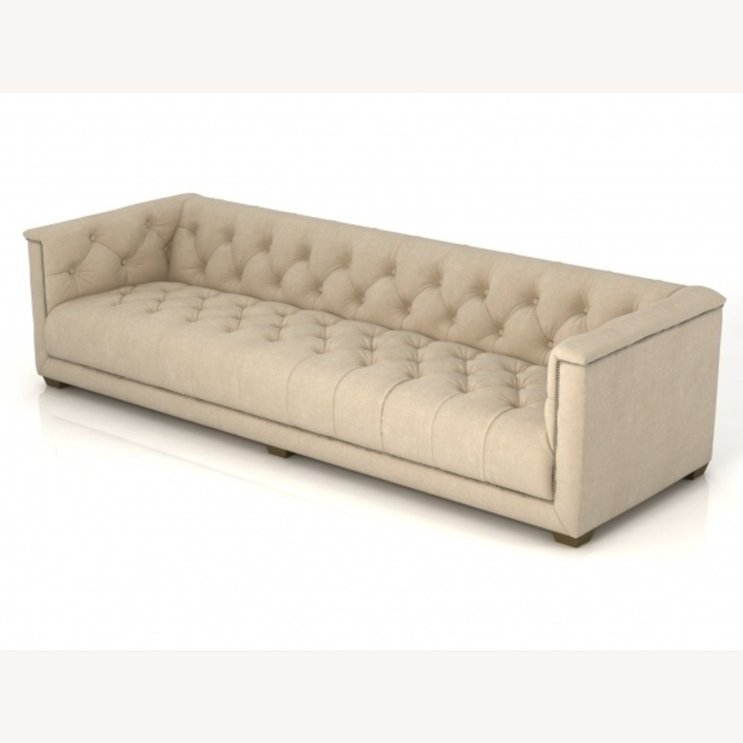 Chestnut Italian Velento Leather sofa - image-5