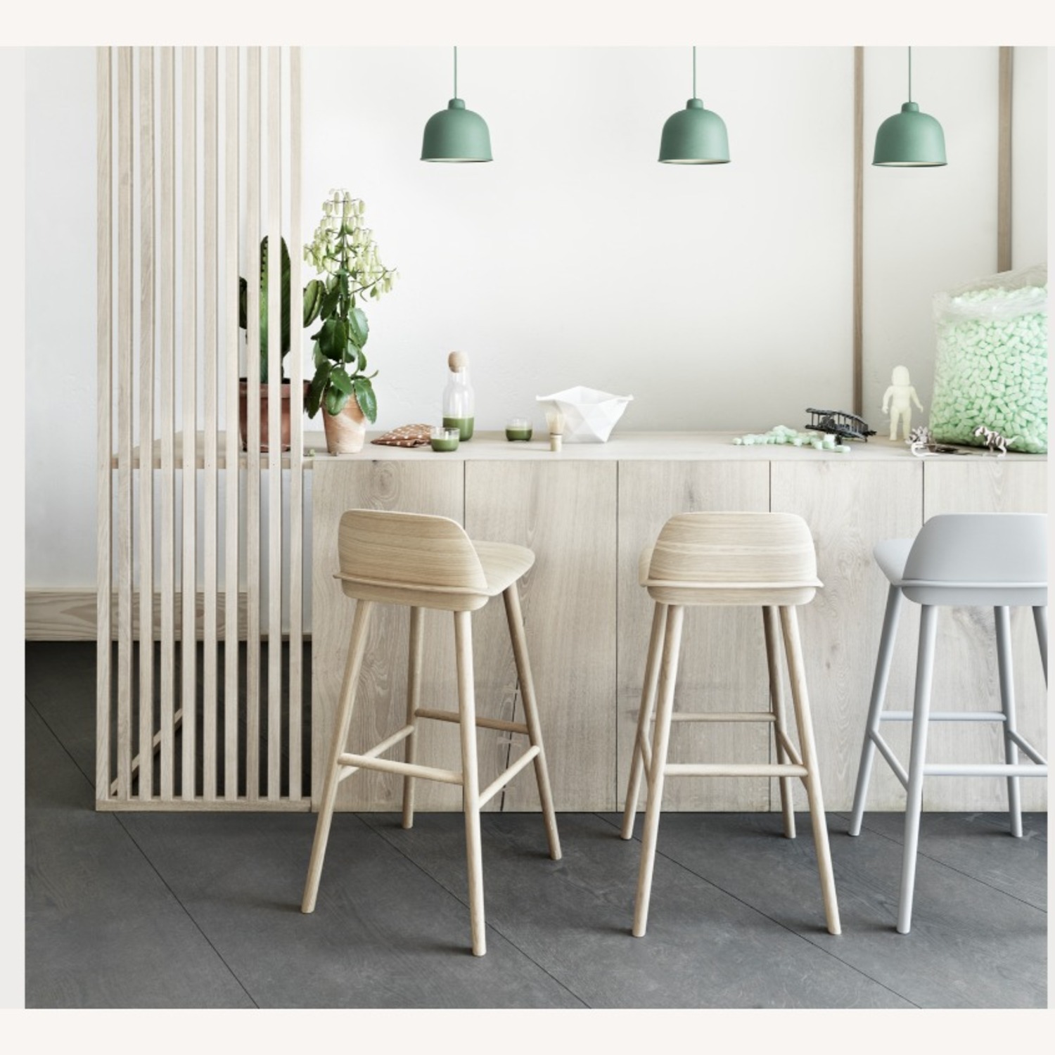 DWR Muuto Nerd Bar Height Stool Set - image-2