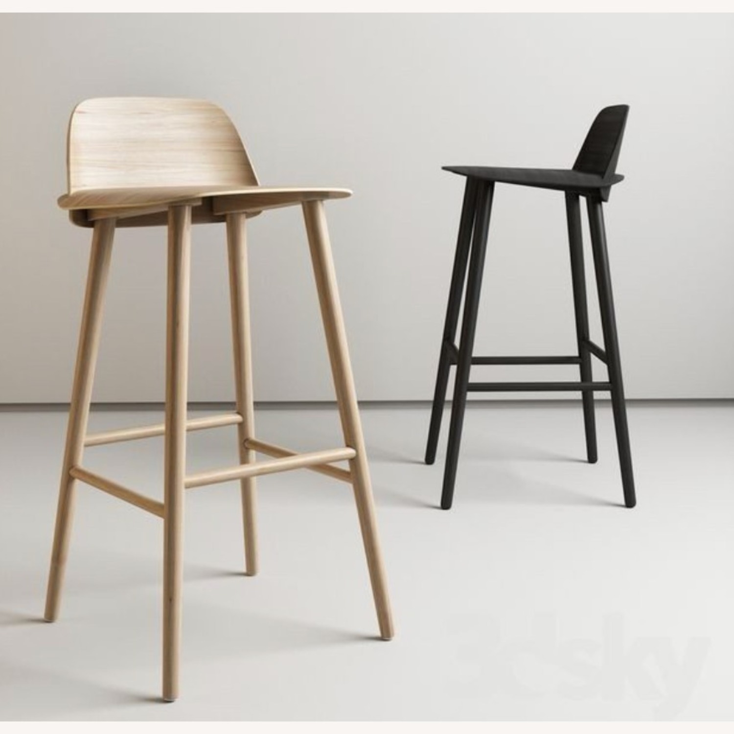 DWR Muuto Nerd Bar Height Stool Set - image-3