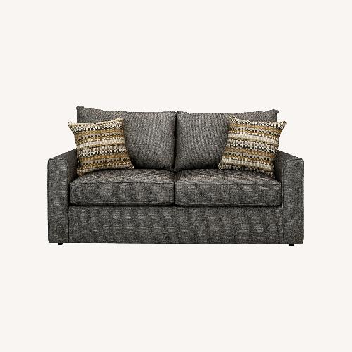 Used Raymour & Flanigan Trayce Chenille Queen Sleeper Sofa for sale on AptDeco