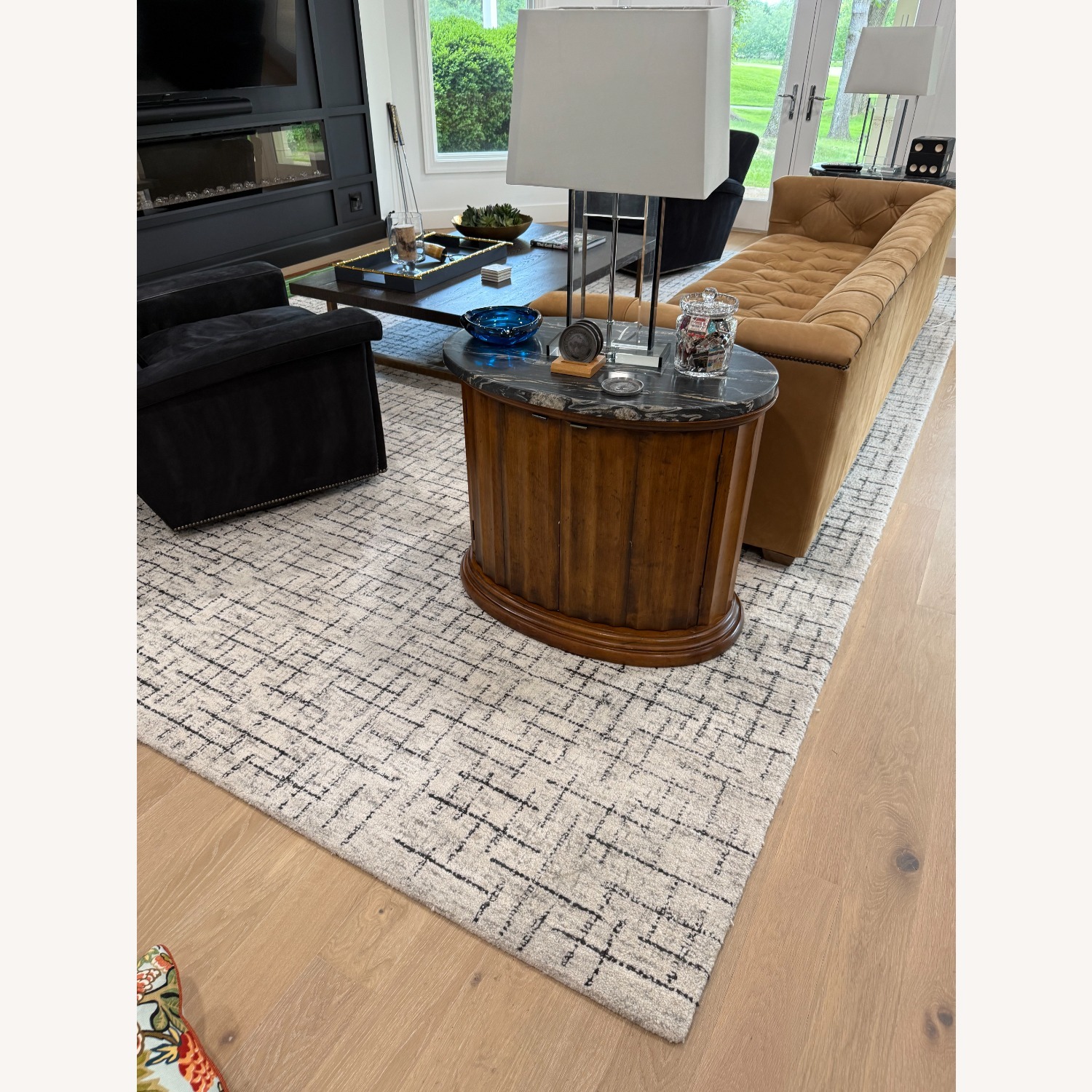 Wool Pile with Accents of Viscose - image-3