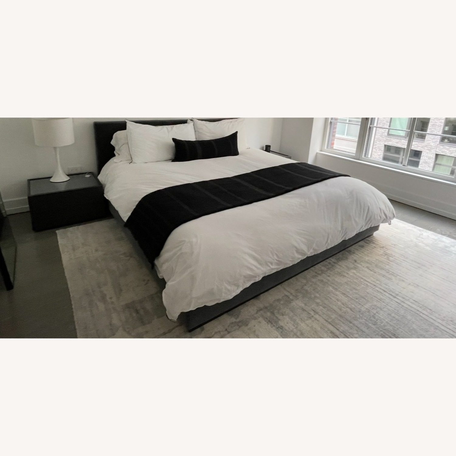 Tottori Viscose Abstract Handwoven Rug - image-3