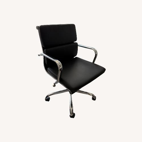 Used Black Leather Office Chair for sale on AptDeco