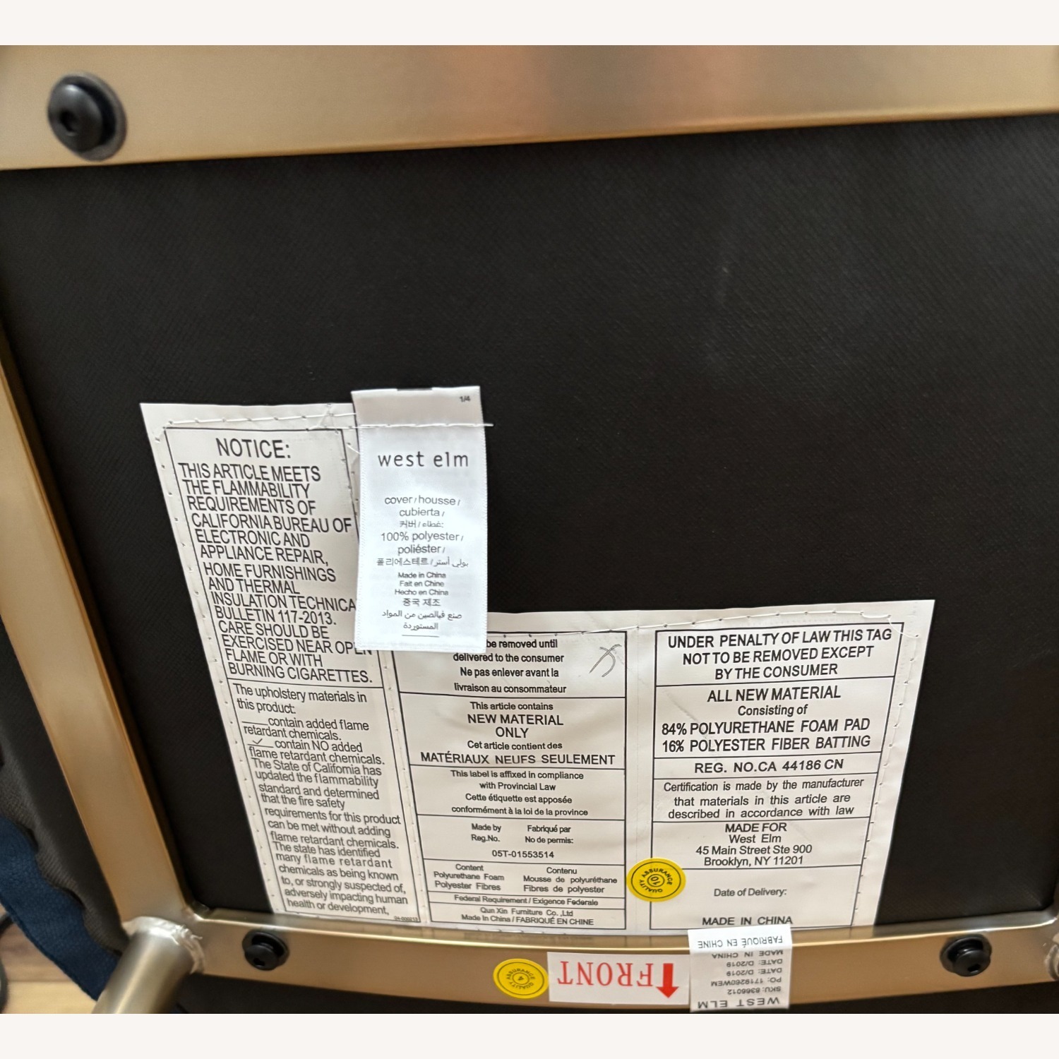 West Elm Finley Chair - image-3