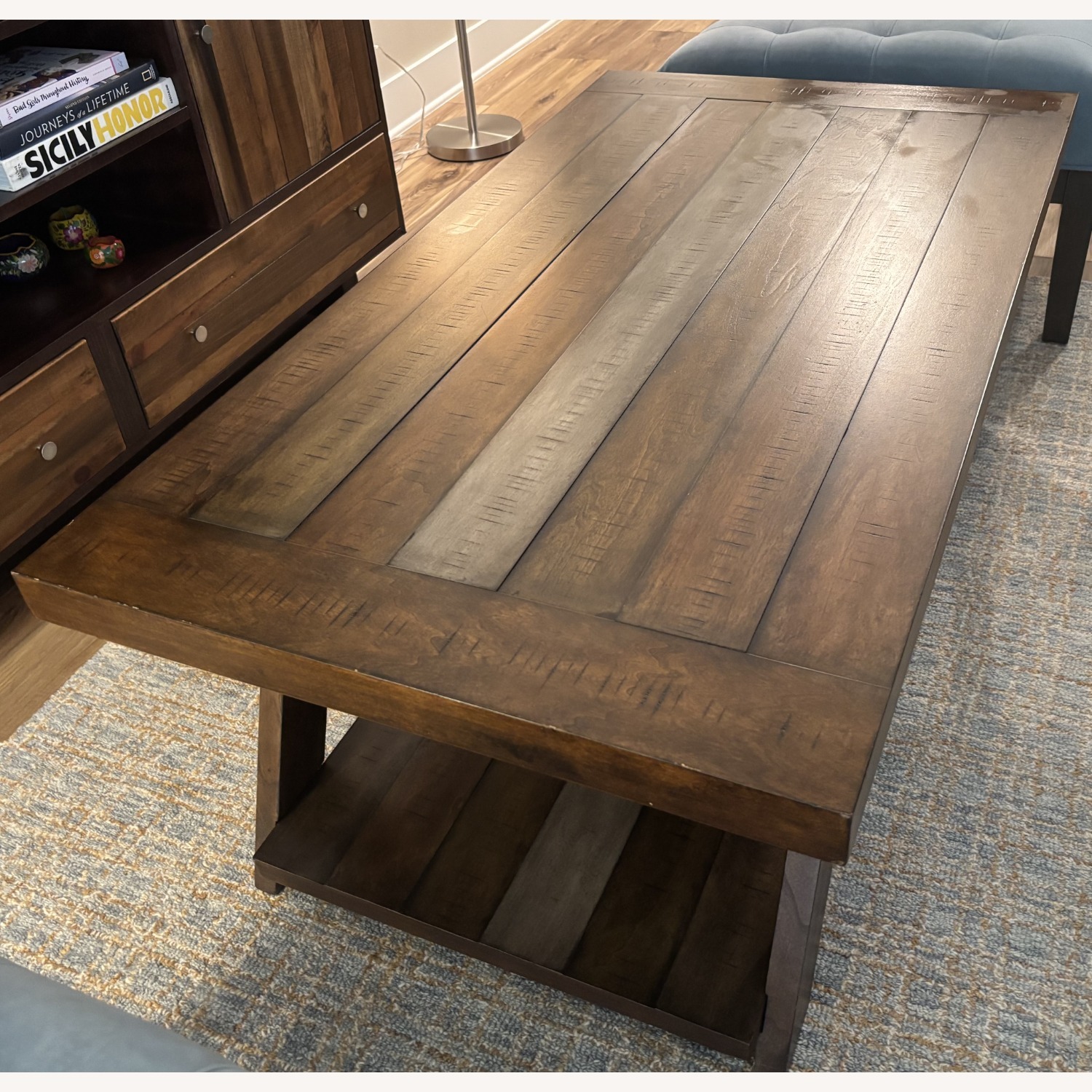Rooms To Go Cedar Creek Coffee Table - image-1