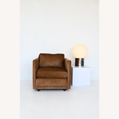 Used Vintage Baughman Style Cube Club Chair 1970s for sale on AptDeco