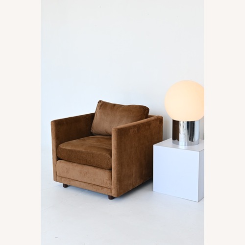 Used Vintage Baughman Style Cube Club Chair 1970s for sale on AptDeco
