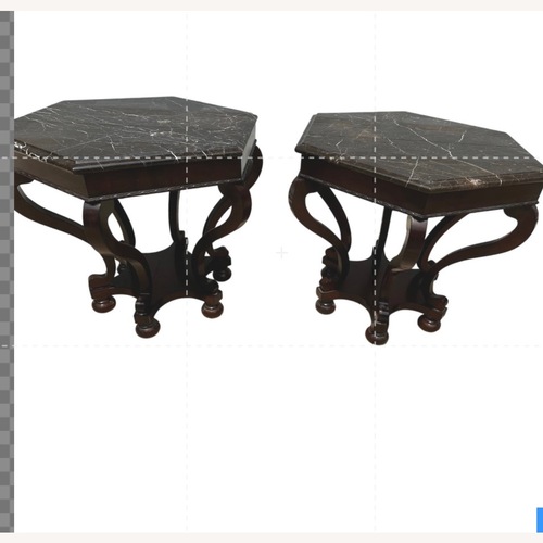 Used Century Furniture 2 Marble End Tables for sale on AptDeco