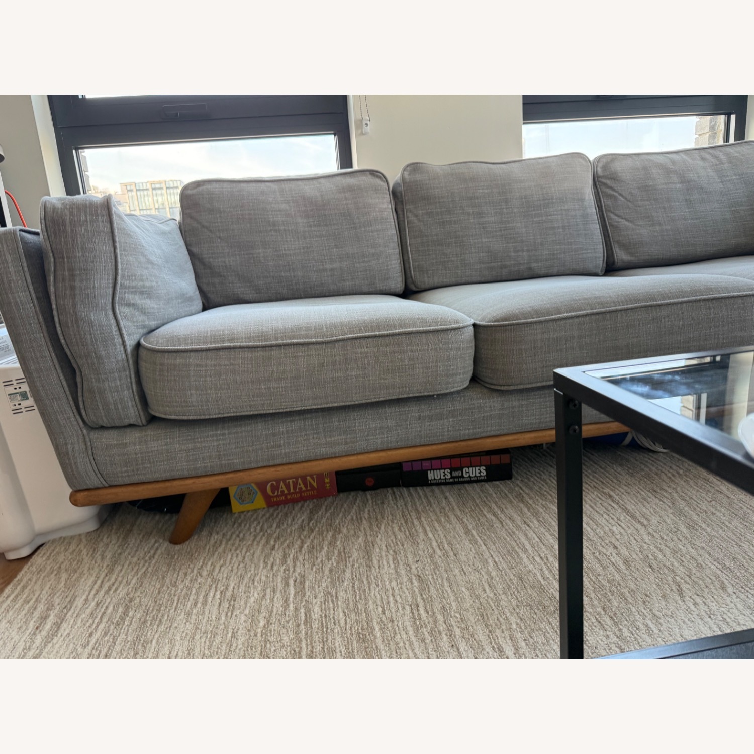 Article Timber 90” Gray Couch  - image-3