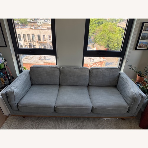 Used Article Timber 90” Gray Couch  for sale on AptDeco