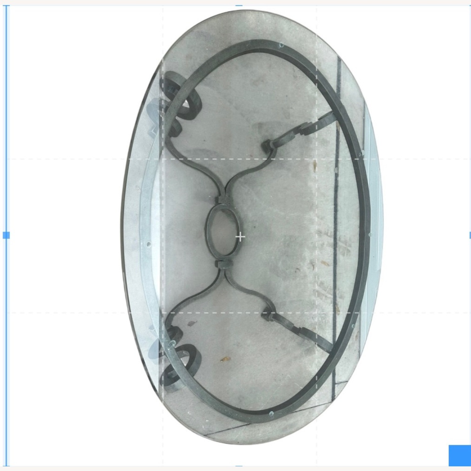 Wrought Circular Glass Table - image-2