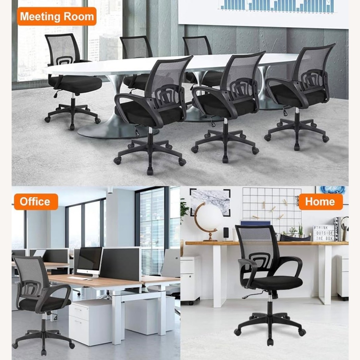 Walmart Ergonomic Mesh Office Chair - image-4