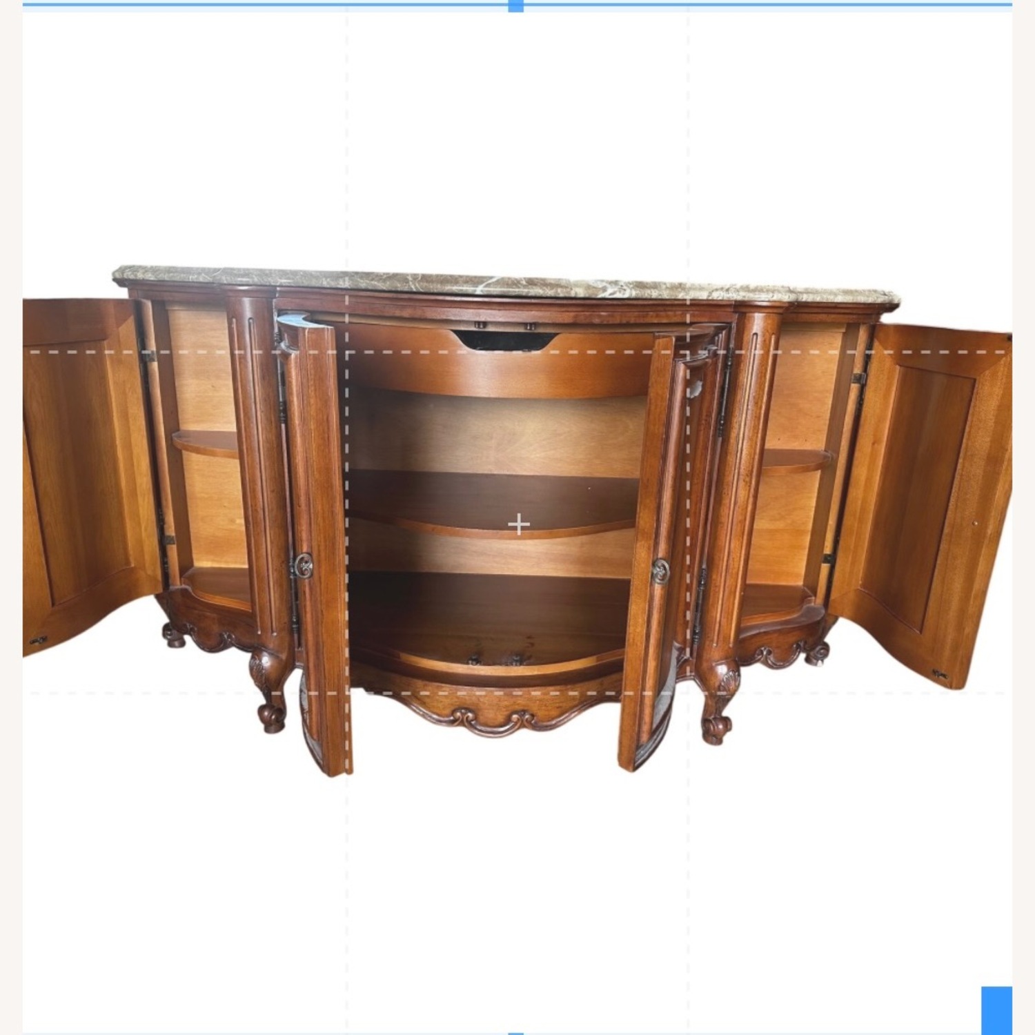 Century Furniture Marble Buffet Table - image-1