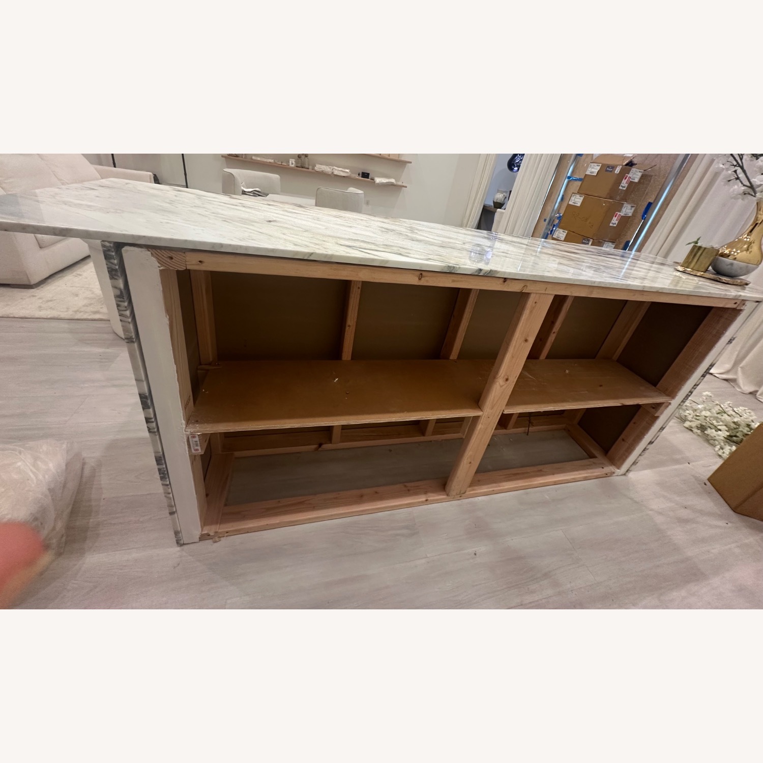 Calacatta Monet Stone Bar Storage - image-3