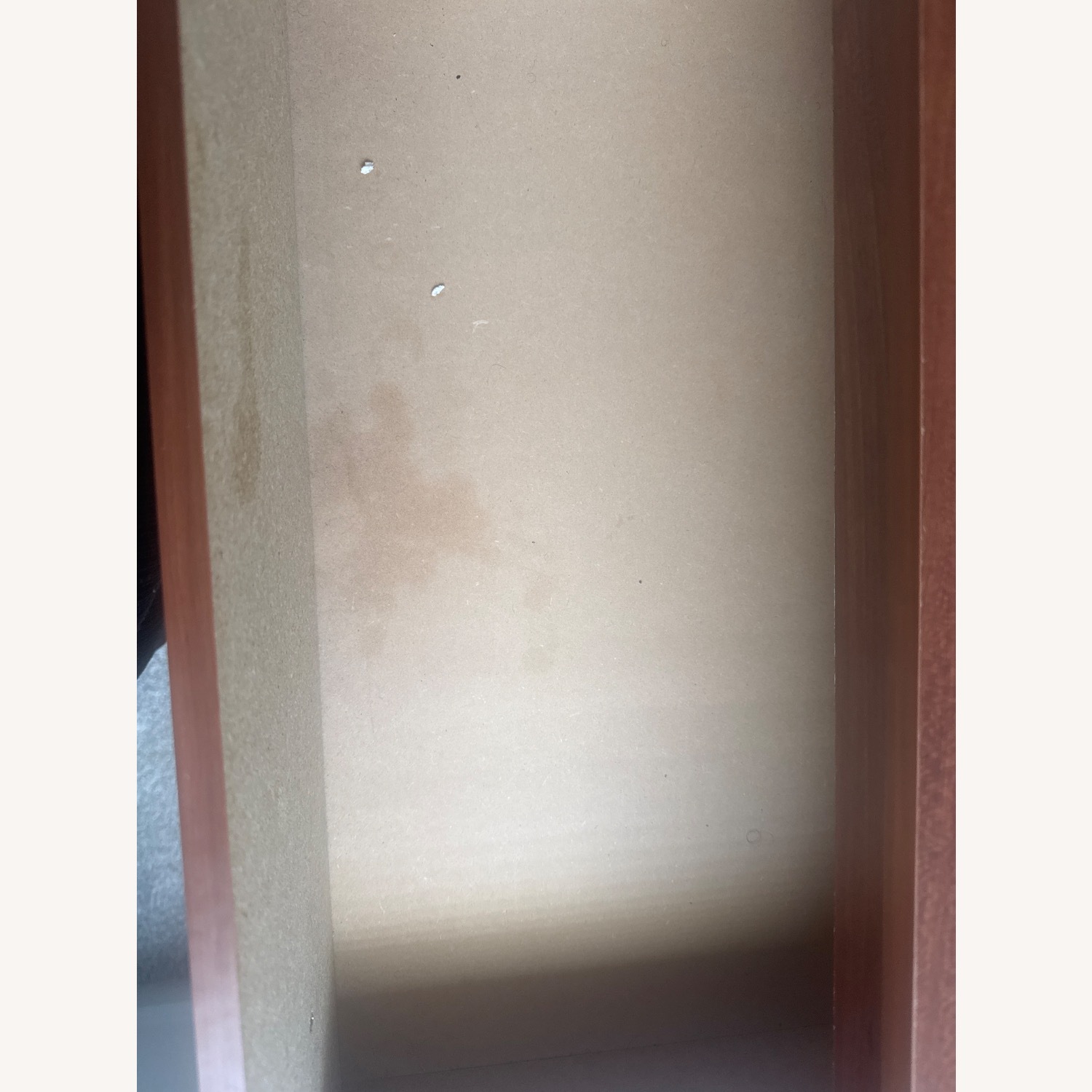 Dark Wood Finish 4 Drawers Dresser - image-4