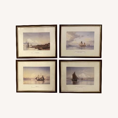 Used 4 Nautical Prints for sale on AptDeco