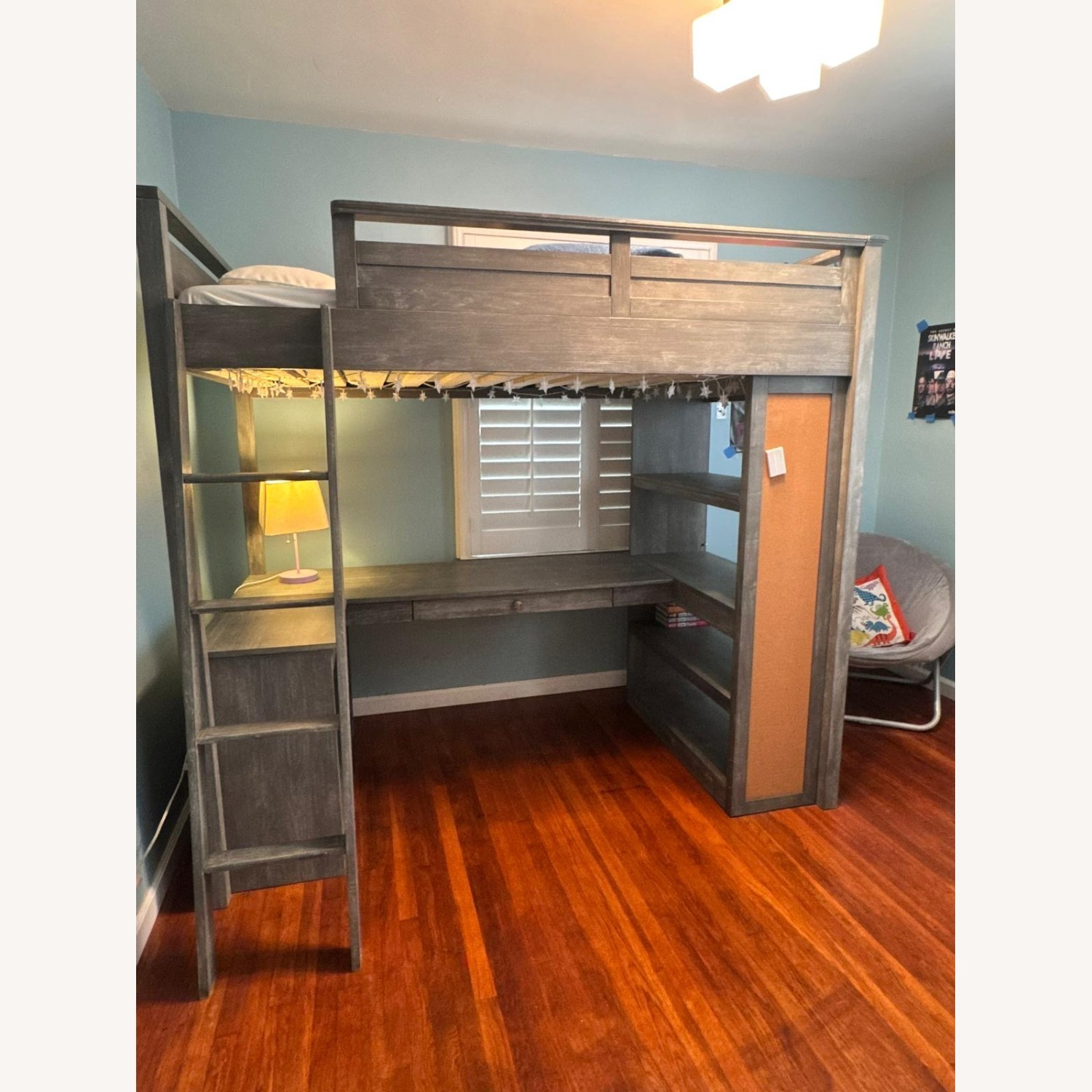 Pottery Barn Teen Sleep & Sturdy Twin Loft Bed - image-3