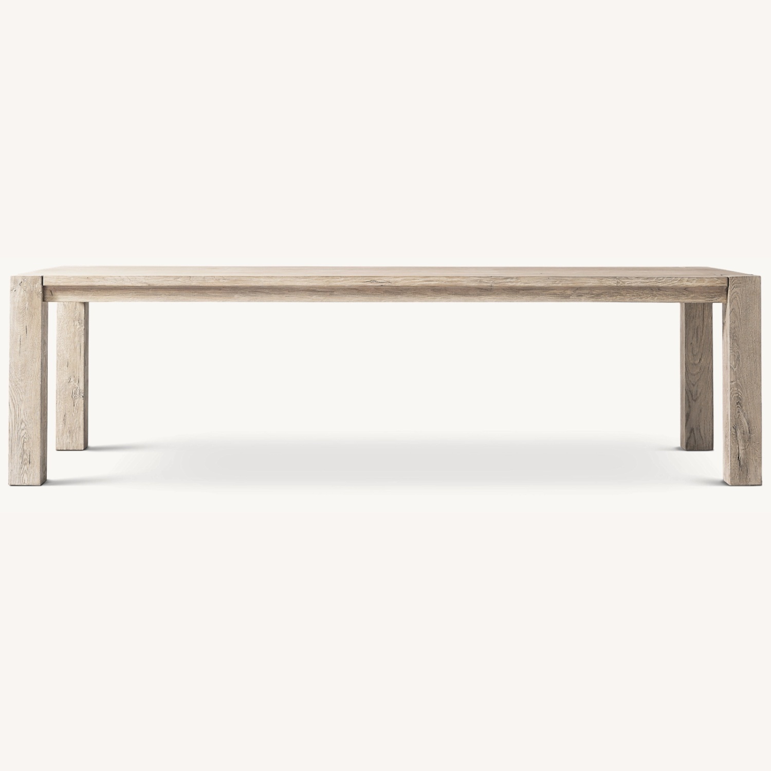 Restoration Hardware Oak Dining Table Seats 10 - image-0