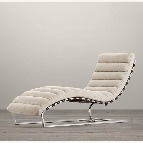Used Restoration Hardware Oviedo Leather Chaise for sale on AptDeco