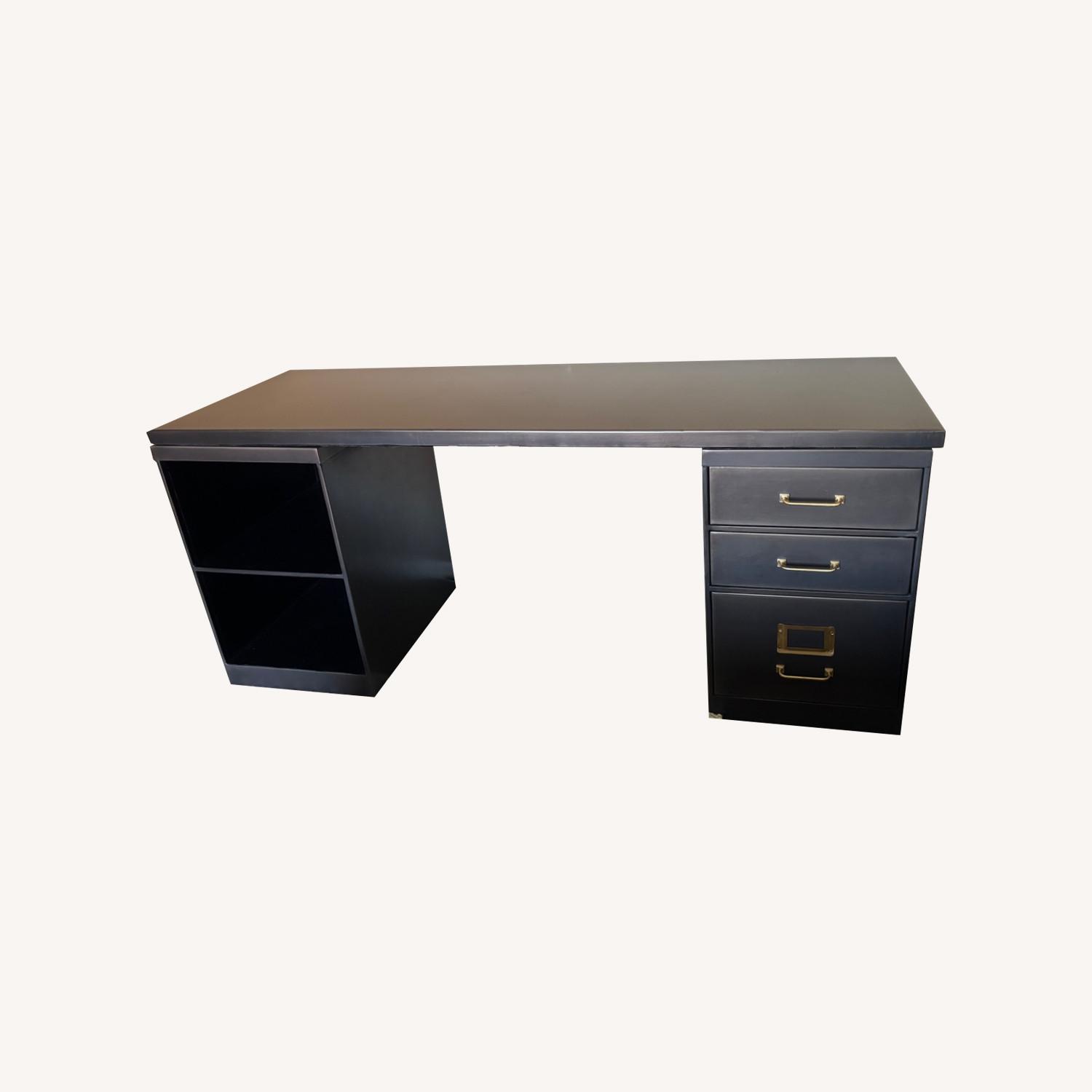 Restoration Hardware Industrial Modular Desk - image-0