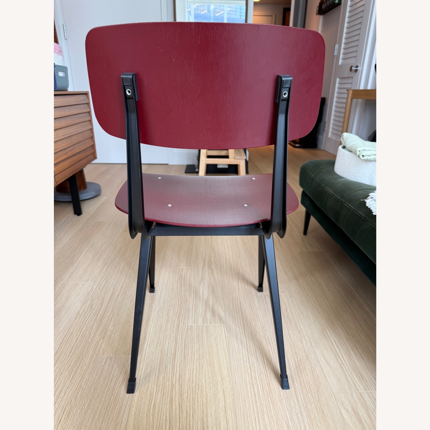 HAY Result Dining Chair Set of 2 in Red - image-3