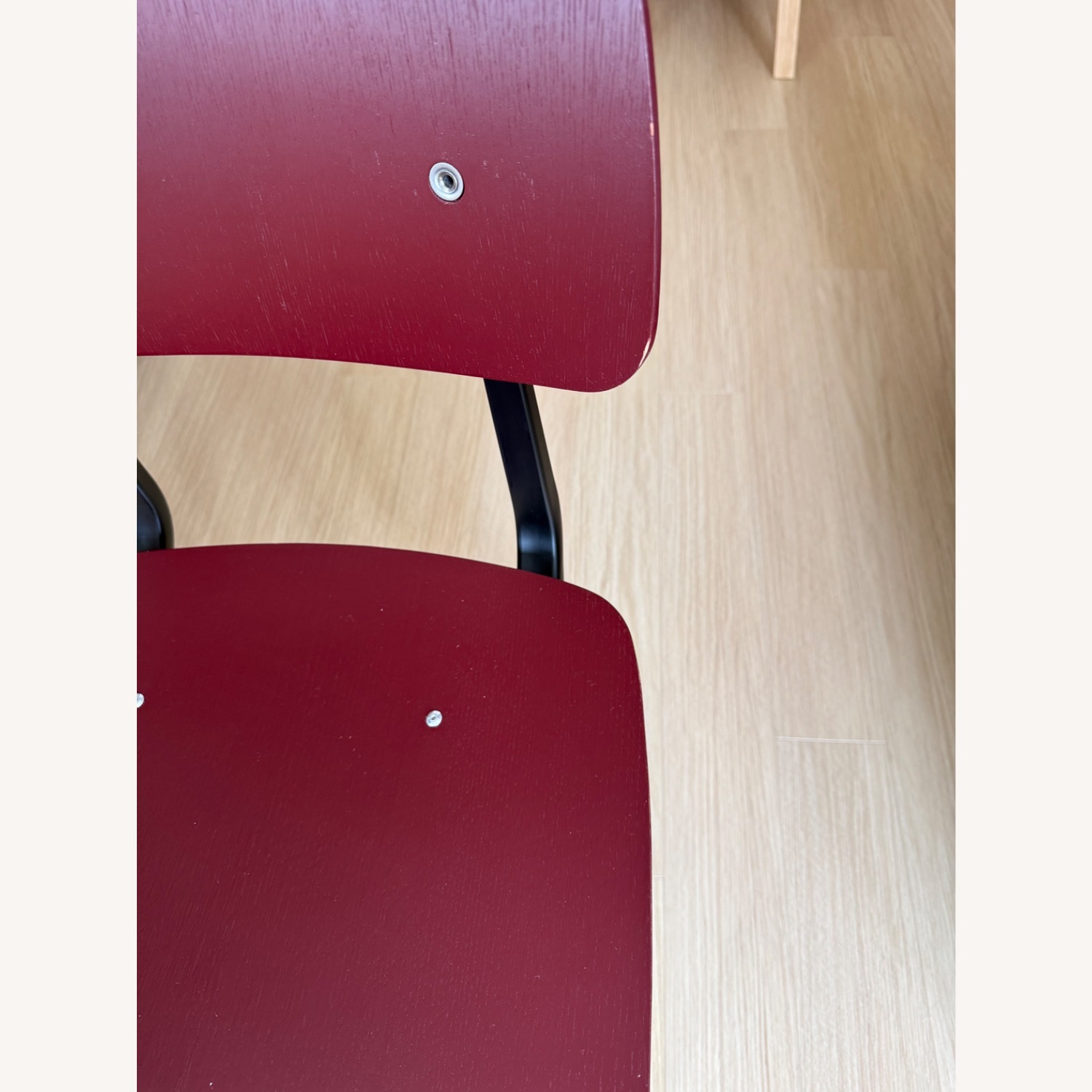HAY Result Dining Chair Set of 2 in Red - image-9