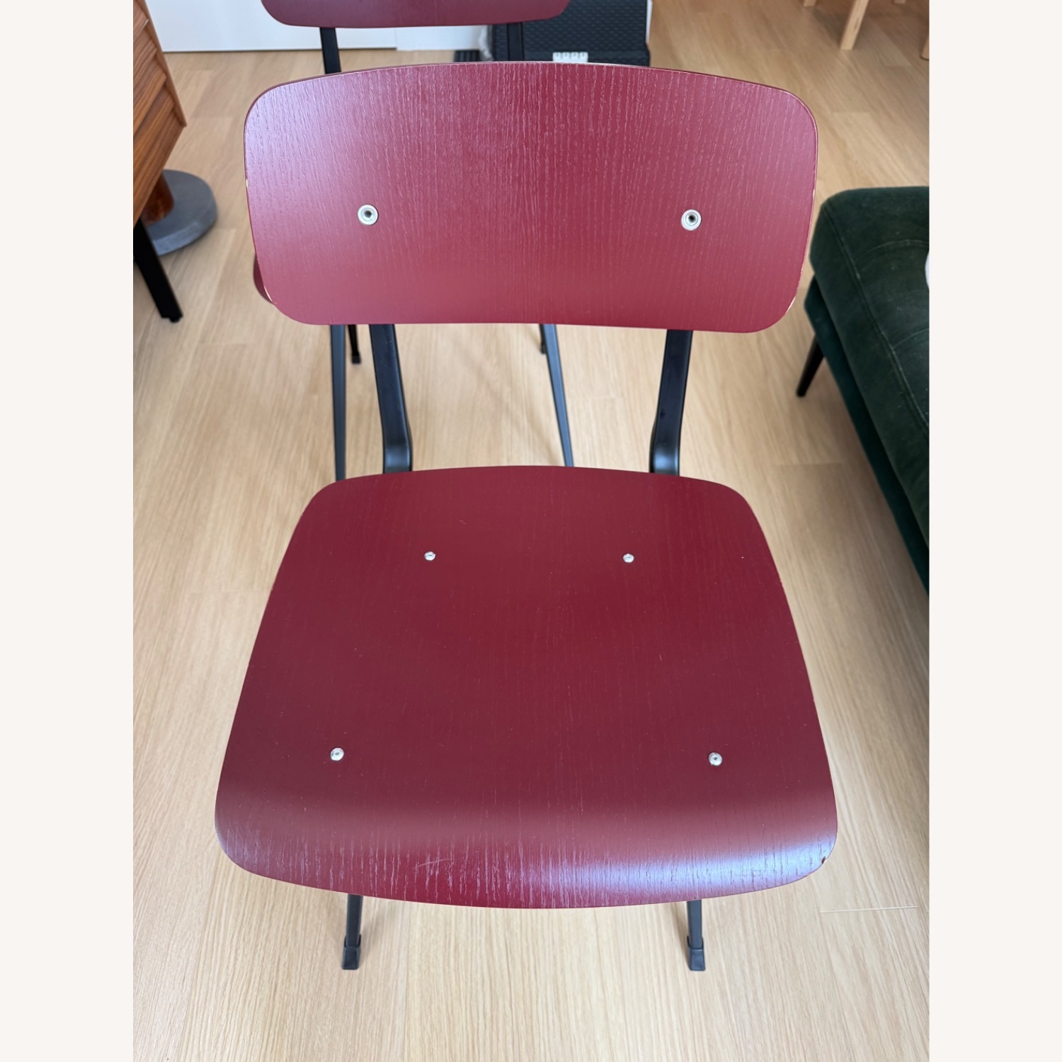 HAY Result Dining Chair Set of 2 in Red - image-7