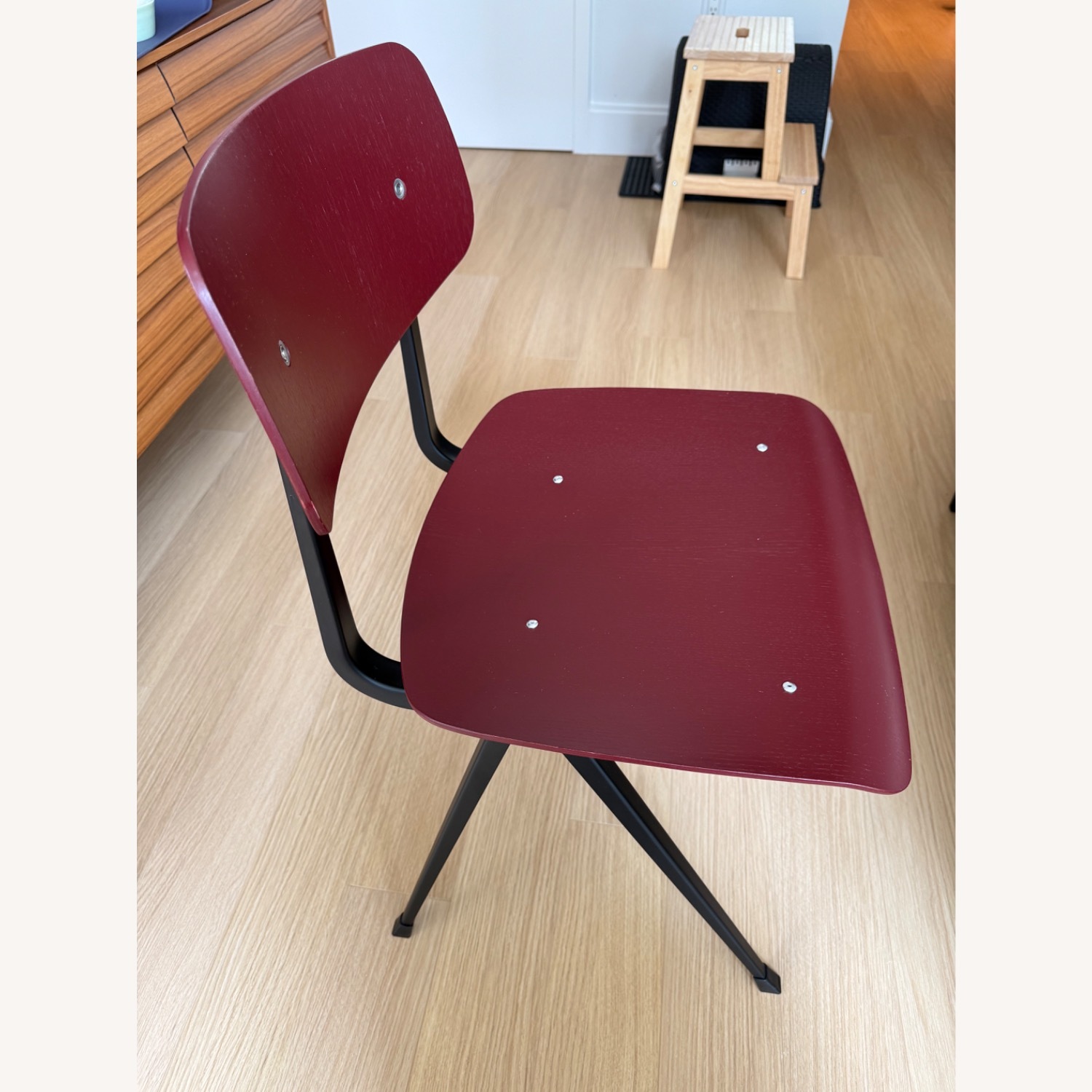 HAY Result Dining Chair Set of 2 in Red - image-2