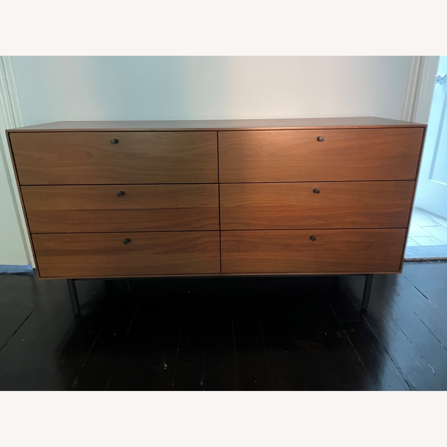 West Elm Gibson Walnut 6 Drawer Dresser - image-2