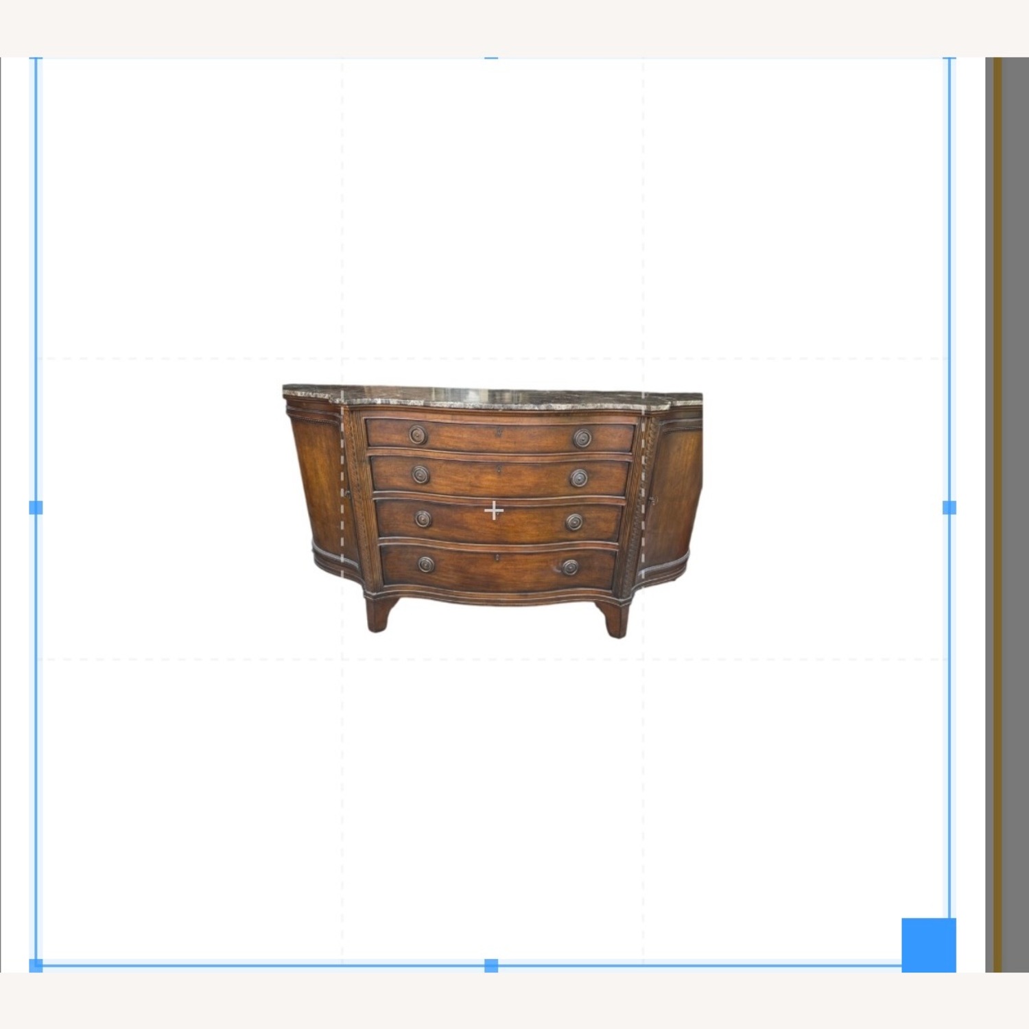 Century Furniture Marble Top Buffet - image-0