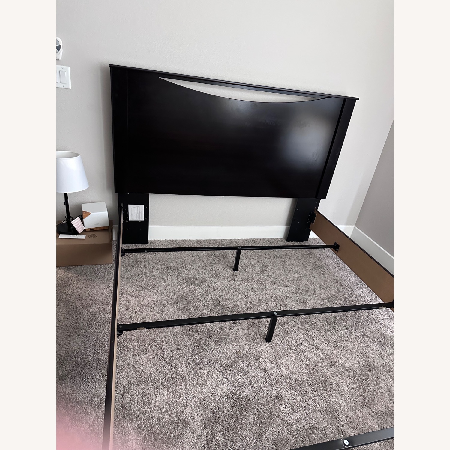 Ashley Furniture Espresso Queen Bed Frame - image-2