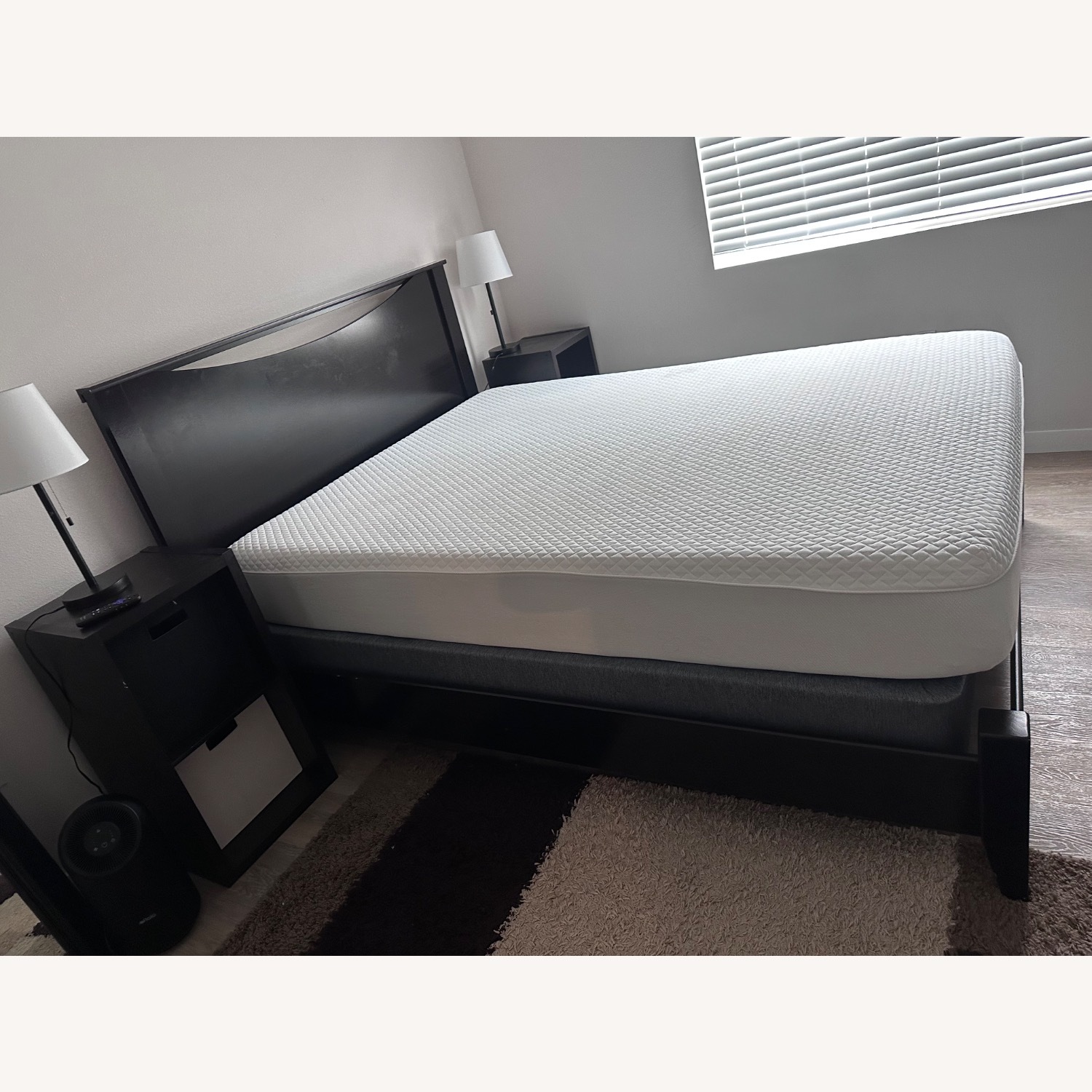 Ashley Furniture Espresso Queen Bed Frame - image-1