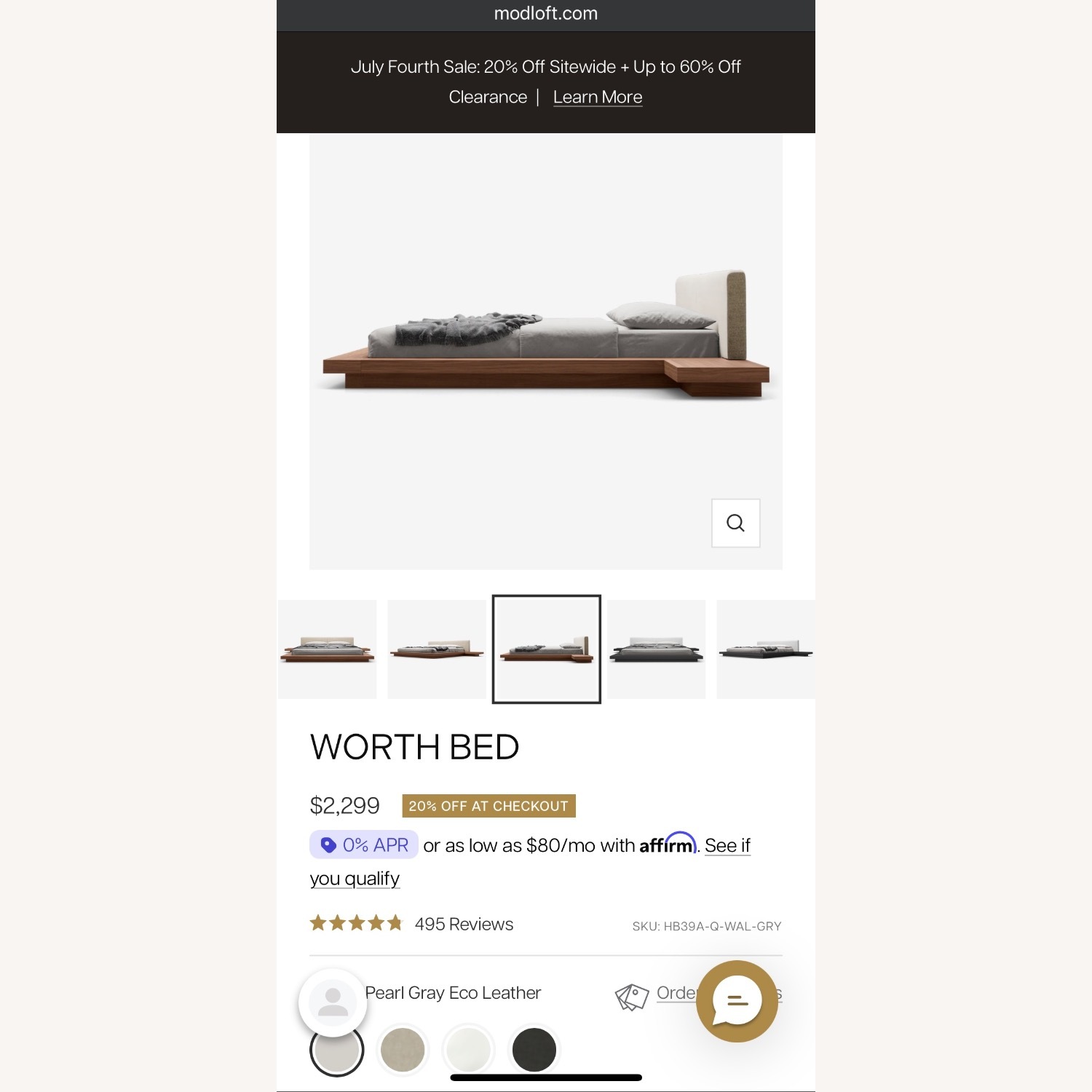 Modloft Worth Japandi Bed - image-10